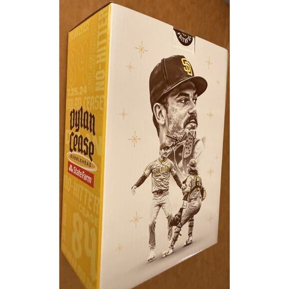 San Diego Padres Dylan Cease No-Hitter Bobblehead 9/10/2025 Game - Picture 3 of 4